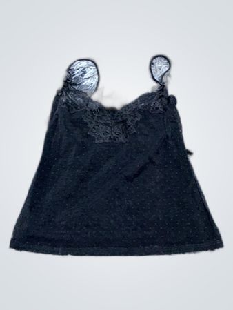 Black Lace Trim Camisole