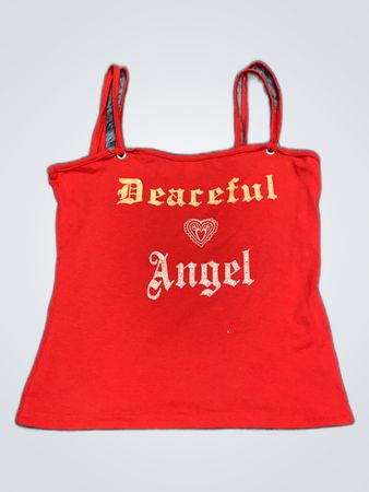 Peaceful Angel Graphic Tank Top