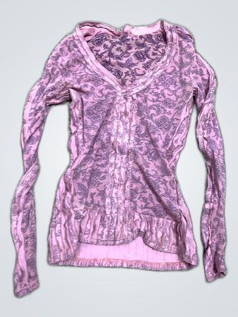 Unbranded Floral Print Knit Cardigan
