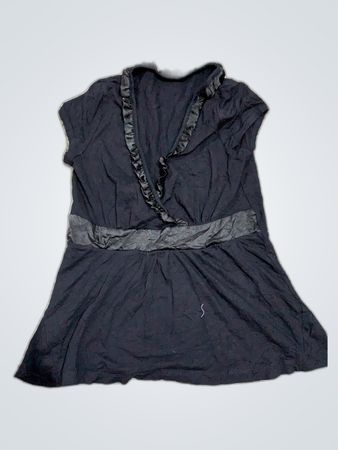 Unbranded Black Ruffle Blouse