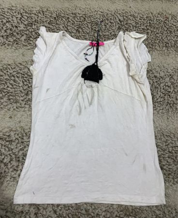 White Ruffle Blouse