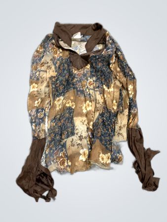 Printed Floral Long Sleeve Blouse