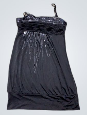Black Sequined Cami Top