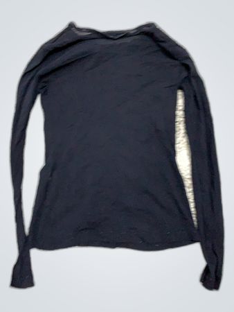 Unbranded Black Long-Sleeve Knit Sweater