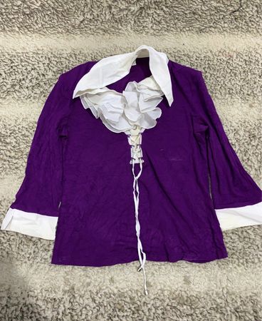Purple Long-Sleeve Top