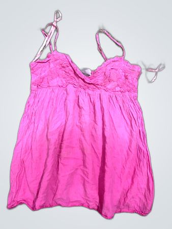 Pink Lace Trim Camisole