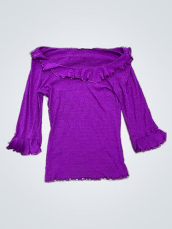 Zara Off-Shoulder Ruffle Blouse