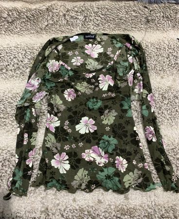 Laura Scott Floral Long Sleeve Top