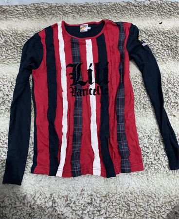Lacoste Striped Plaid Knit Sweater
