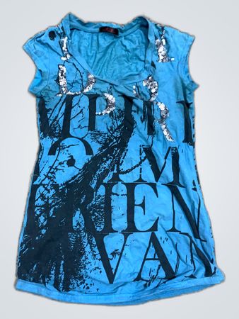 Blue Graphic T-Shirt