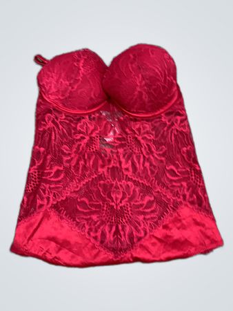 Red Lace Bustier