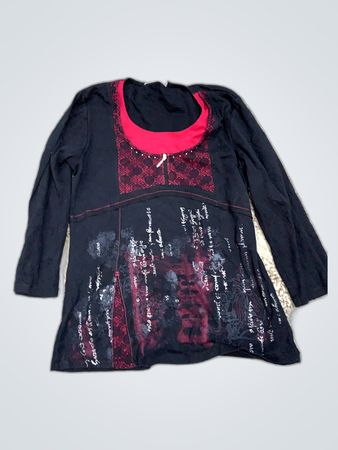 Desigual Printed Long-Sleeve Blouse