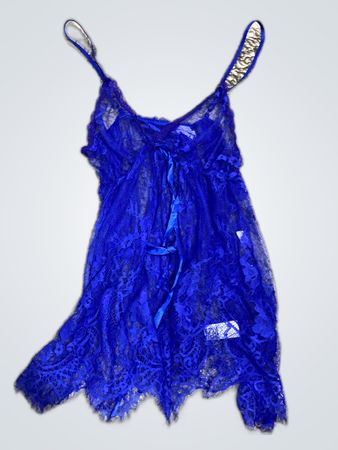 Blue Lace Chemise