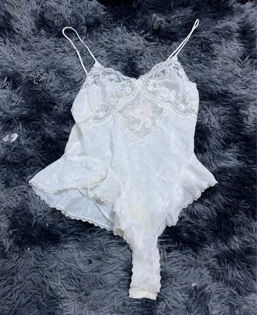 White Lace Bodysuit