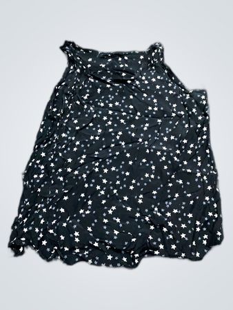 Black Star Pattern Top
