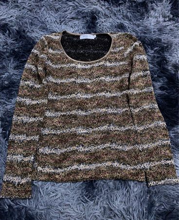 Striped Long-Sleeve Top