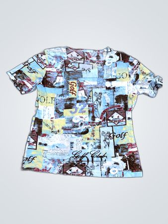 Unbranded Printed Golf T-Shirt
