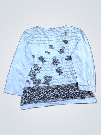 Unbranded Printed Long-Sleeve Blouse