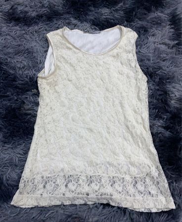 White Lace Camisole Top