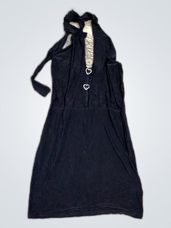 Unbranded Black Halter Neck Mini Dress