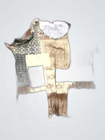 Zara Printed Patchwork Blouse