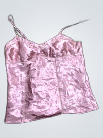 Unbranded Pink Satin Camisole Top