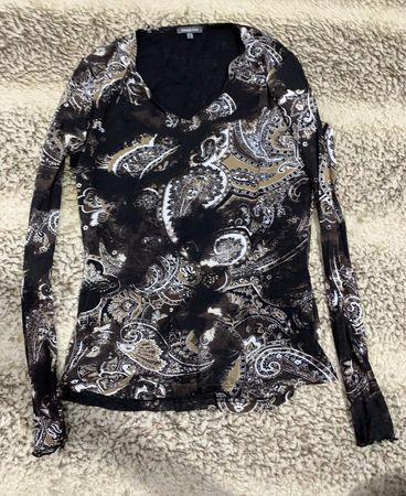 Smith Printed Sheer Blouse