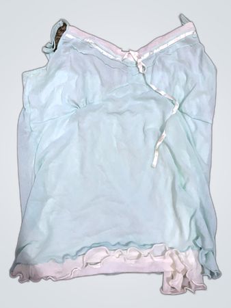 Unbranded Light Blue Lace Trim Camisole