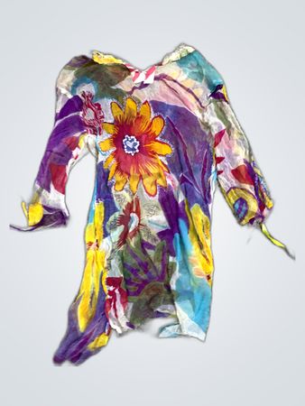 Unbranded Floral Printed Sheer Blouse