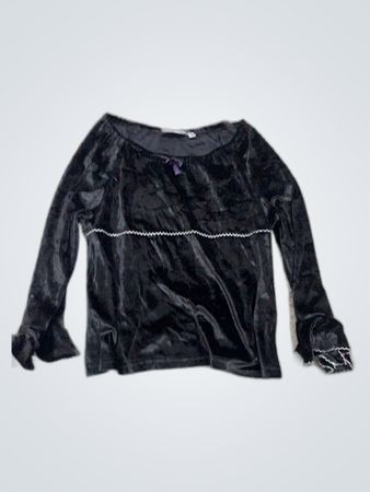 Black Velvet Top