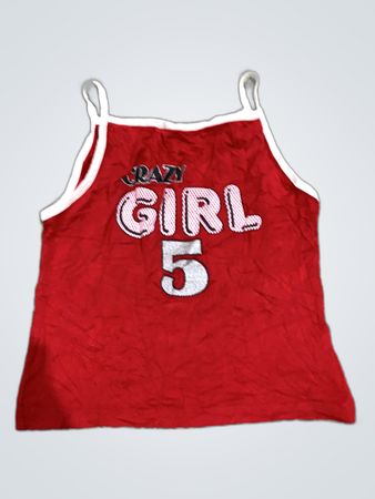 Unbranded Red Graphic Tank Top