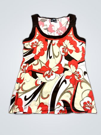 Floral Pattern Tank Top