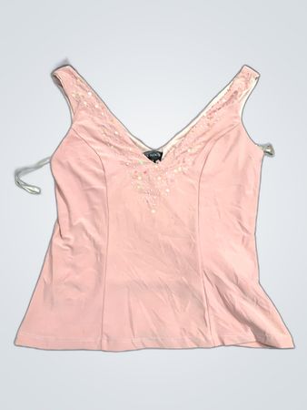 Unbranded Pink Sequined Cami Top