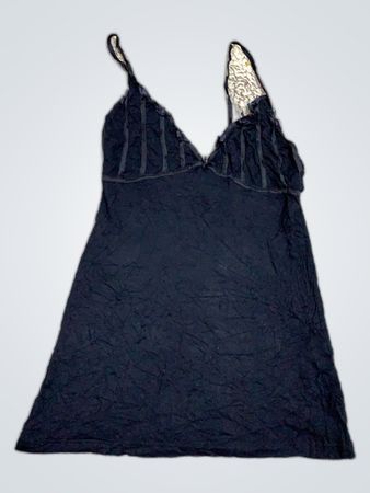 Black Lace Trim Camisole Top