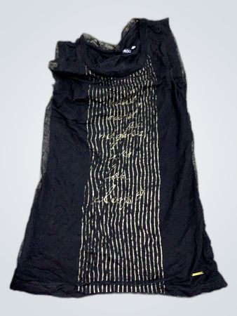 Dolce & Gabbana Sheer Black Blouse