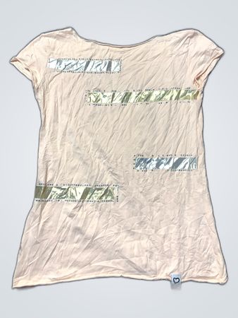 H&M Pink Metallic Accent Tank Top