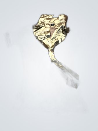 Brown T-Shirt with Gold Accents