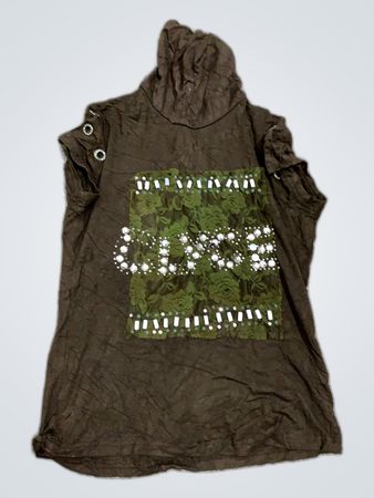 Unbranded Embellished Sleeveless Hoodie
