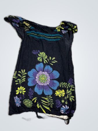 Unbranded Black Floral Printed Mini Dress