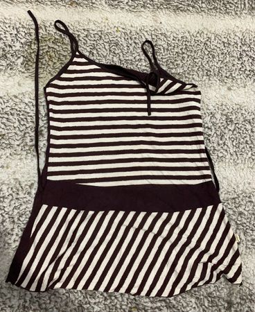 Zara Striped Spaghetti Strap Camisole