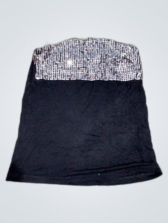 Black Sequin Tube Top