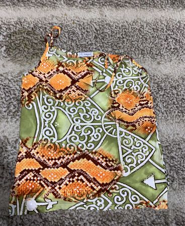 Mango Patterned Cami Top