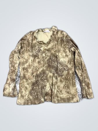 Celia Paisley Print Long Sleeve Blouse