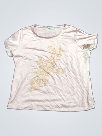 Zara Embroidered Short Sleeve T-Shirt