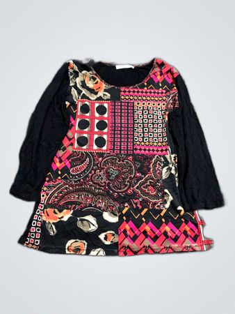 Balenciaga Patterned Long-Sleeve Blouse