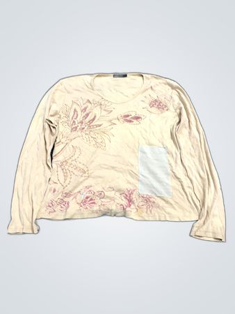 H&M Floral Print Long Sleeve Top