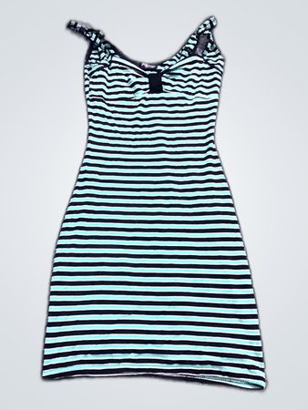 Unbranded Striped Sleeveless Mini Dress