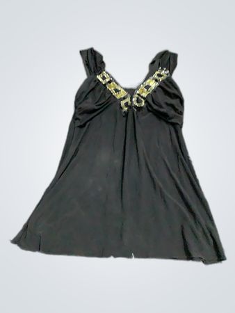 Unbranded Black Chain Detail Cami Top