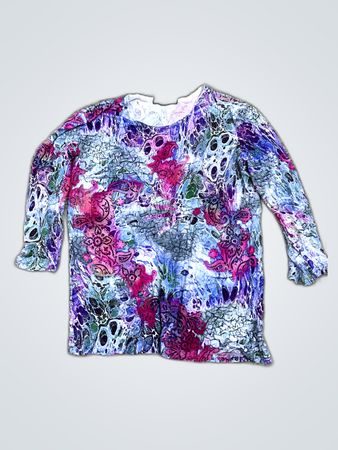 BCBG Max Azria Multicolor Printed Blouse