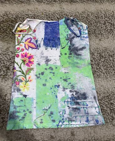 Embroidered Floral Cami Top